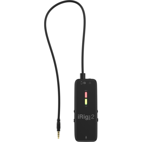 IK Multimedia iRig Pre 2 Dasspeld Smartphone microfoon Zendmethode:Kabelgebonden