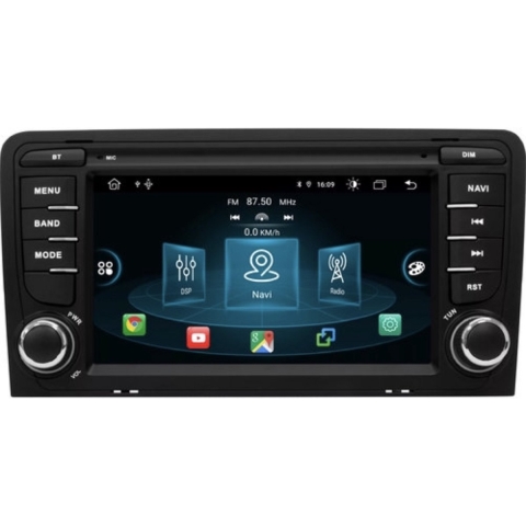 Autoradio voor Audi A3 8P S3 RS3 Sportback 2003-2012 Android 12 CarPlay/Auto/WIFi/GPS/RDS/DSP/5G
