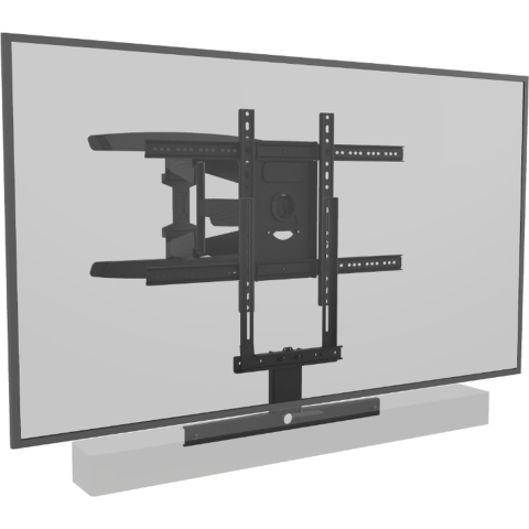 Cavus WME105 Yamaha Soundbar Draaibare Tv Muurbeugel & Ophangbeugel geschikt voor Yamaha Soundbar & VESA Tv - 35Kg