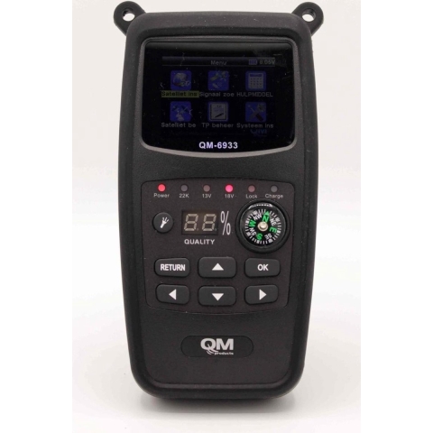 QM HD Satellietmeter met Satelliet Herkenning