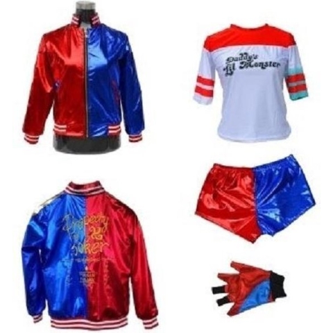 Premium Halloween Kostuum - Film Kostuum - Carnaval - Jas - T-Shirt - Short - Carnavalskleding - Verkleedkleren Meisjes - S/M