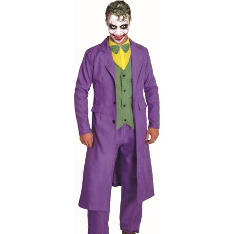 Dc Comics Verkleedpak The Joker Heren Paars 2-delig Maat Xl