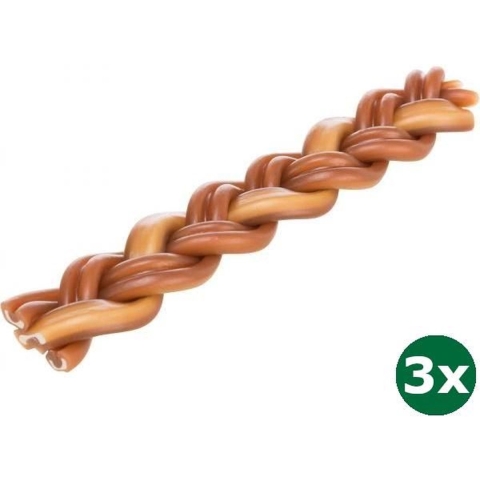 3x15 cm 35 gr 50 st Trixie kauwvlecht met bullepees