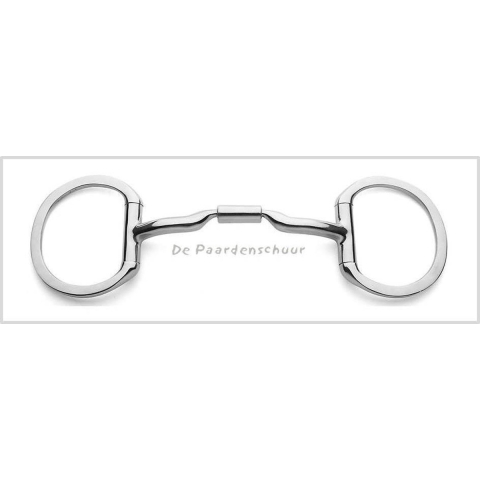 Myler bit Bustrens Level 2 12 mm dik | maat 12.5 cm
