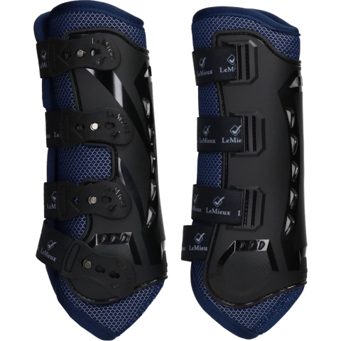Lemieux Beenbeschermers Ultramesh Snug Boots Front Donkerblauw - l