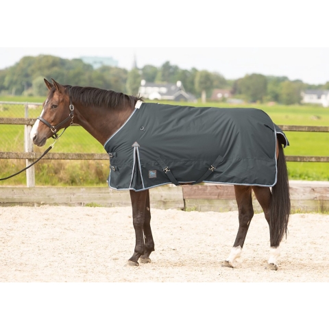 Harry's Horse - Outdoordeken Thor - 200 Gram - Ebony - Maat 145