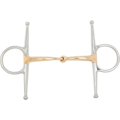 BR Enkel gebroken kneveltrens Soft Contact 14 mm scharen 165 mm 12,5 Goud