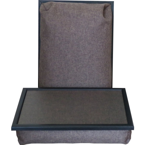 Andrews - Laptray - Schootkussen - Effen Koel Bruin - 40x30 cm
