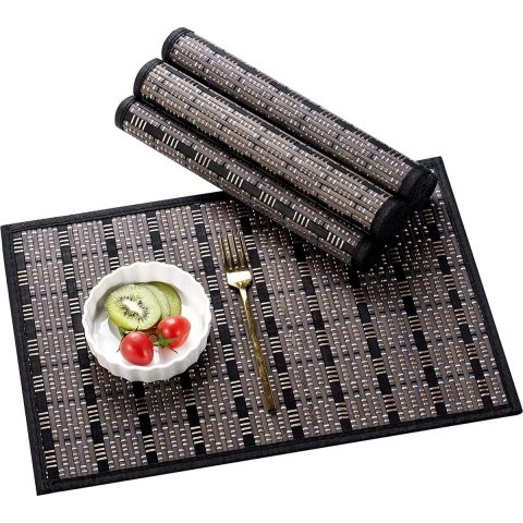 Placemat – Set van placemats – Eetkamer accessoires – Luxe placemats – Tafelen - Hittebestendig - Anti-Slip - Onderlegger – Afneembaar