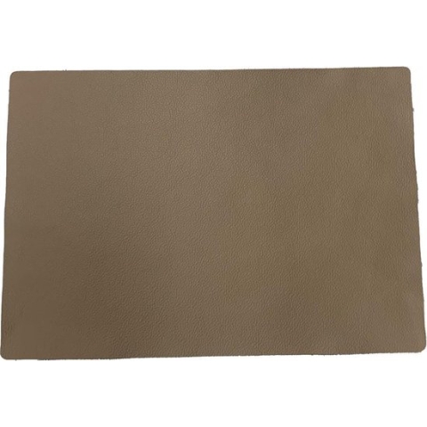 Xapron leren placemat Bovine - Set van 4 stuks - Kleur Camel (lichtbruin) - 43 x 30 cm - Handgemaakt