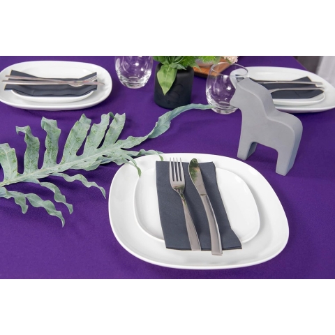 Tafelkleed tafelloper tafellinnen tafeldecoratie tafelkleed (paars, tafelkleed - 120 x 160 cm)