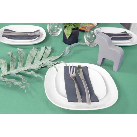 Tafelkleed tafelloper tafellinnen tafeldecoratie tafelkleed (mint, tafelkleed - 120 x 220 cm)