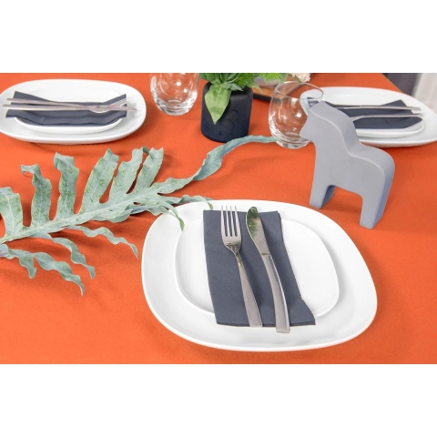 Tafelkleed tafelloper tafellinnen tafeldecoratie tafelkleed (oranje, tafelkleed - 120 x 220 cm)