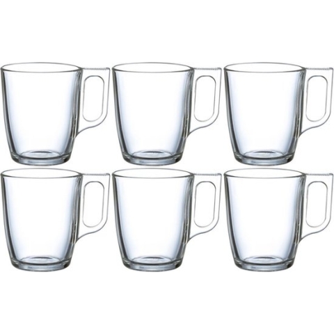 24x stuks Theeglazen/koffieglazen 250 ml - 25 cl - Thee/koffie drinken - Glazen voor thee en koffie - Vaatwasser bestendig