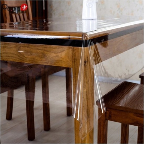 Tafelbeschermer Transparant Dun 140x500CM - 0.17 mm Dikte - Gemakkelijk Schoon te Maken en Waterdicht - Tafelbeschermer - Hoge Kwaliteit - Tafelzeil - Tafelkleden- Feest Tafelkleed - Festival Tafelkleed