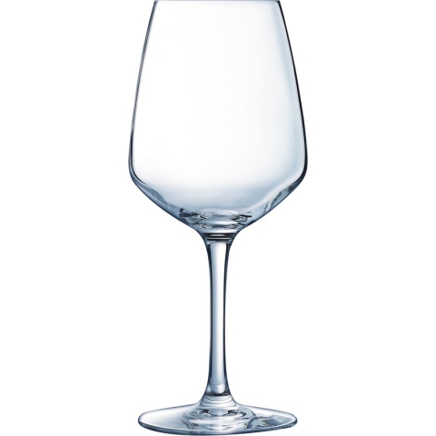 12x Stuks wijnglazen transparant 300 ml - Wijnglas voor rode of witte wijn op voet