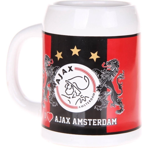 Ajax Bierpul I Love Amsterdam Rood Zwart
