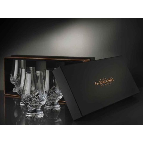 Exclusieve Glencairn Cut Whiskyglazen Set - 16% Loodkristal - Handgemaakt - 4 Glazen