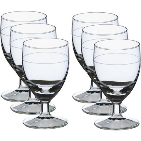 18x Likeur/borrelglazen transparant 35 ml Gilde serie - 3.5 cl