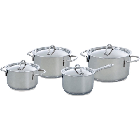 BK Profiline pannenset - 4-delig - RVS - inductie