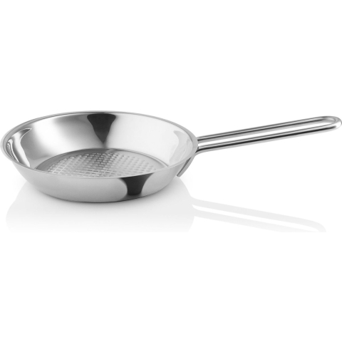 Eva Trio - Koekenpan met Relief RVS Ø 20 cm - Roestvast Staal - Zilver