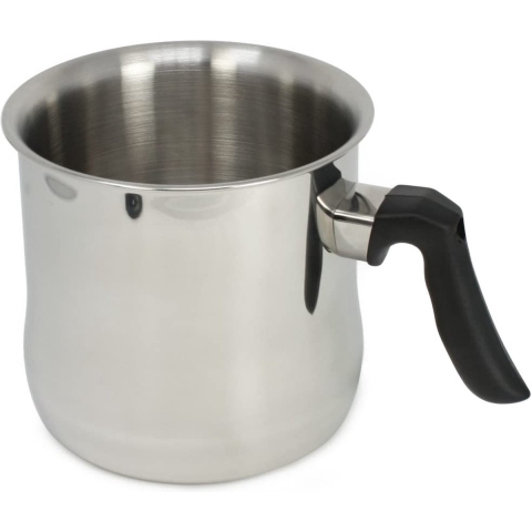 Melkpot met schenkrand / emmerpot 1,2 liter, dubbelwandig, vaatwasmachinebestendig