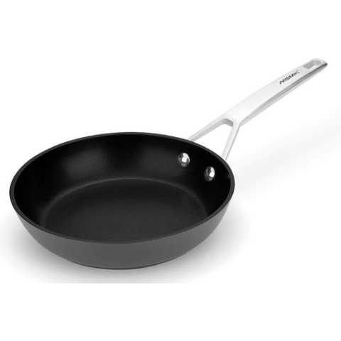 Koekenpan van 20 cm, Carbonize ook met antiaanbaklaag, PFOA-vrij, niet-giftig, koel blijvend roestvrijstalen handvat, krasbestendig, inductiekoekenpan