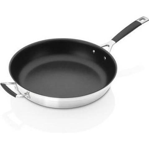 Le Creuset RVS PLUS Sauteerpan met anti-aanbaklaag 32cm