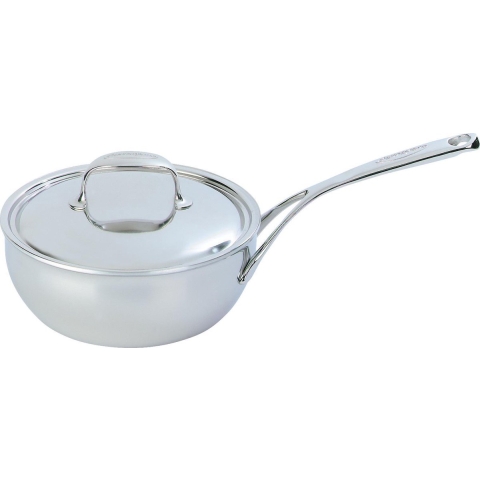 Demeyere Sauteerpan Atlantis Conische sauteuse met deksel 18cm