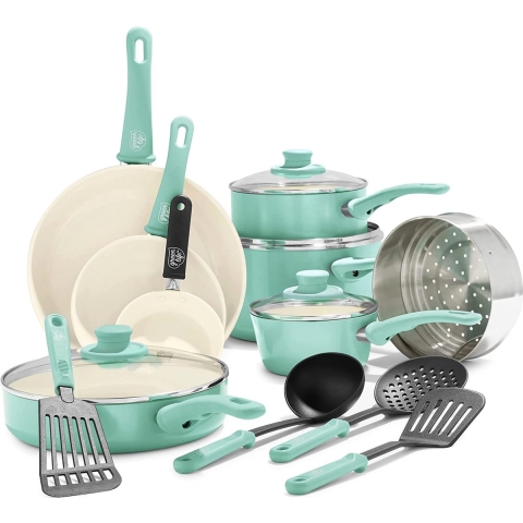 kookpotten / pannen set - Non-stick / Koekenpannenset, frying pan set, PFAS-vrij, vaatwasserbestendig
