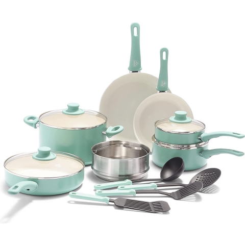 kookpotten / pannen set - Non-stick / Koekenpannenset, frying pan set, PFAS-vrij, vaatwasserbestendig