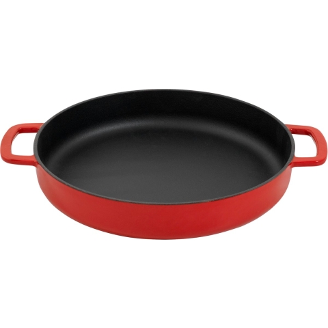 COMBEKK - Sous-Chef Koekenpan Dubbel Handvat 28CM - Rood