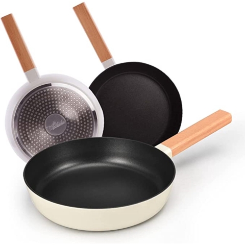kookpotten / pannen set - Non-stick / Koekenpannenset, frying pan set, PFAS-vrij, vaatwasserbestendig