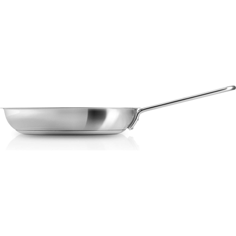 Eva Trio - Koekenpan - Ø 24 cm - Keramische Coating - Non Stick - Alle Warmtebronnen - Zilver