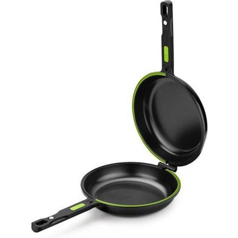 Omeletpan BRA A121467 Ø 26 cm Zwart Aluminium
