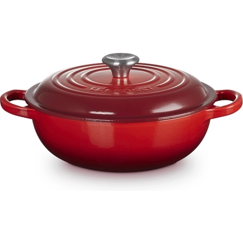 Le Creuset Koreaanse Marmite braadpan 22 cm kersenrood