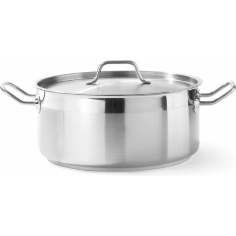 Kookpan laag met deksel 2,8 liter