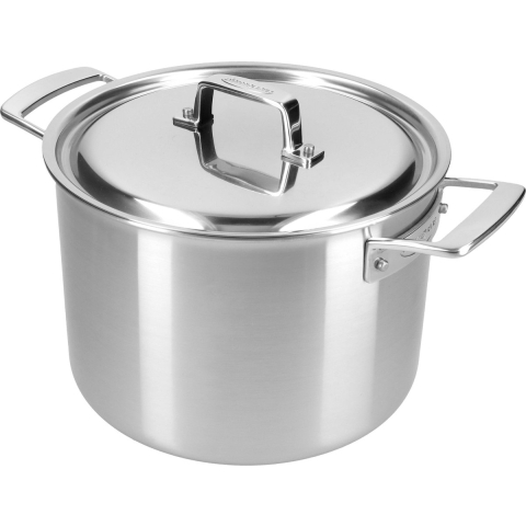 Demeyere Essential 5 Soeppan – Inductie – 24 cm – 8L Inhoud - Deksel Inbegrepen