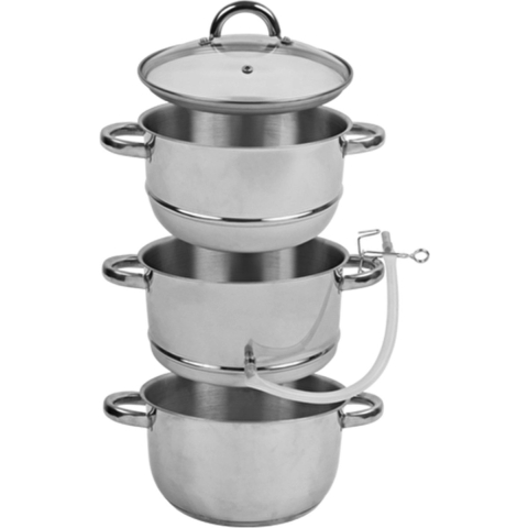 Ontsapper / stoomextractor 5 liter - sappan - stoomextractor