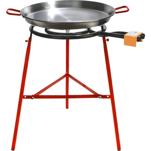 COMPLETE SET paella brander 50cm met standaard & paella pan