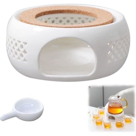 Theewarmer keramiek / stoofje voor theepot \ stew for teapot - theewarmer, koffiewarmer \ Koepje voor theepot, heating and storing coffee, tea or milk