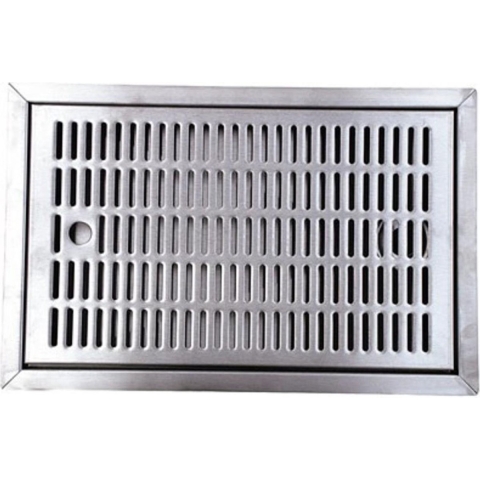 Lekbak CNS om in te laten 440 mm x 240 mm inclusief afvoeraansluiting