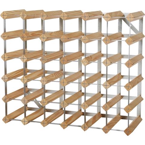 Wijnrek - premium kwaliteit standaard voor wijn - past op veel flessen - perfect voor het bewaren van flessen wijn