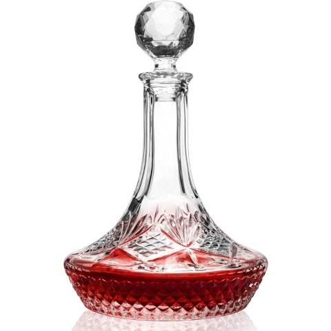 Wijn karaf - Loodvrij kristallen karaf - Geweldige cadeau - 1250ML