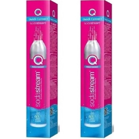 SodaStream Quick connect CO2 Roze cilinder - voordeelpakket 2 stuks