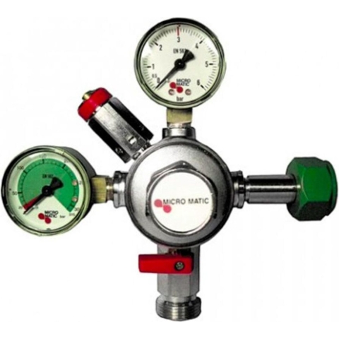 Drukregelaar / Reduceermeter Co2 Micro-Matic model 1405 - Biertapunit
