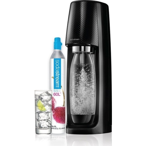 SodaStream Spirit bruiswatertoestel - zwart - incl koolzuurcilinder