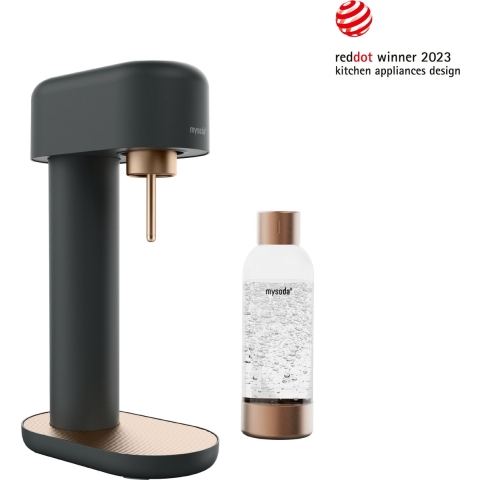 Mysoda Ruby 2 Black-copper- aluminium, design bruiswatertoestel