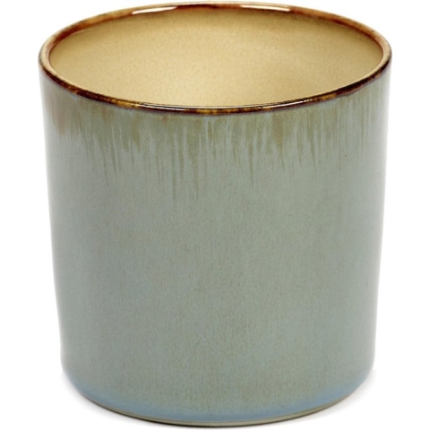Serax Terres de Rêves Beker - Ø7,5 x H7,5 - Smokey Blue / Misty Grey - 8 stuks