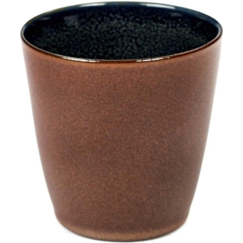 Serax Terres de Rêves Beker conisch S - Ø7 x H7,5 - Rust/Dark Blue - 8 stuks